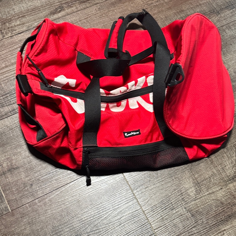 Red Sports Duffel Bag